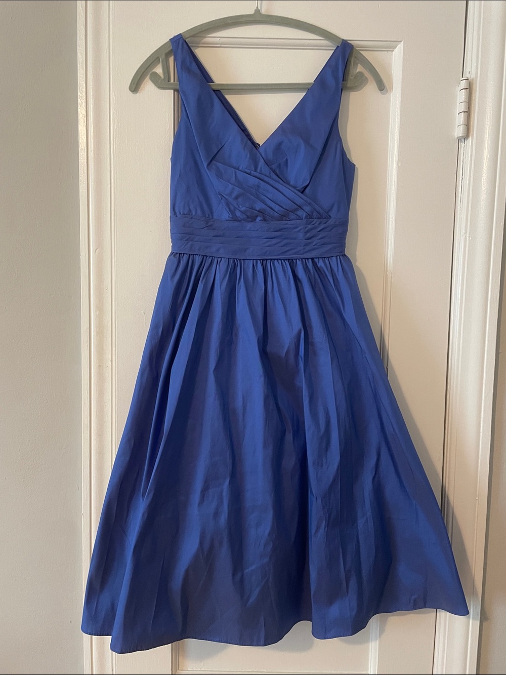 Adrianna Papell Petite Royal Blue Midi Dress